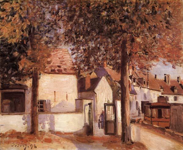 View in Moret, Alfred Sisley